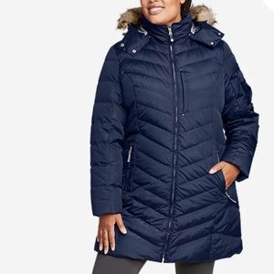 Eddie Bauer Sun Valley Down Parka - dark navy